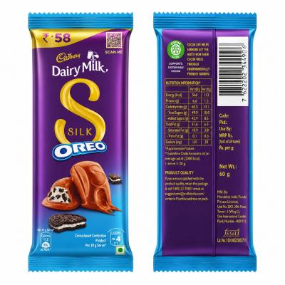 CADBURY DAIRY MILK SILK OREO - 60g